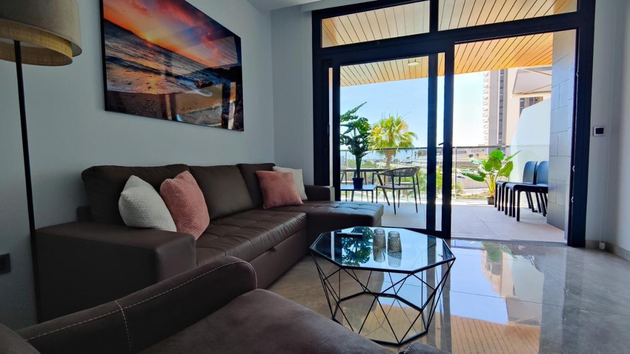 Sunset Waves Relax Apartment بينايدورم المظهر الخارجي الصورة