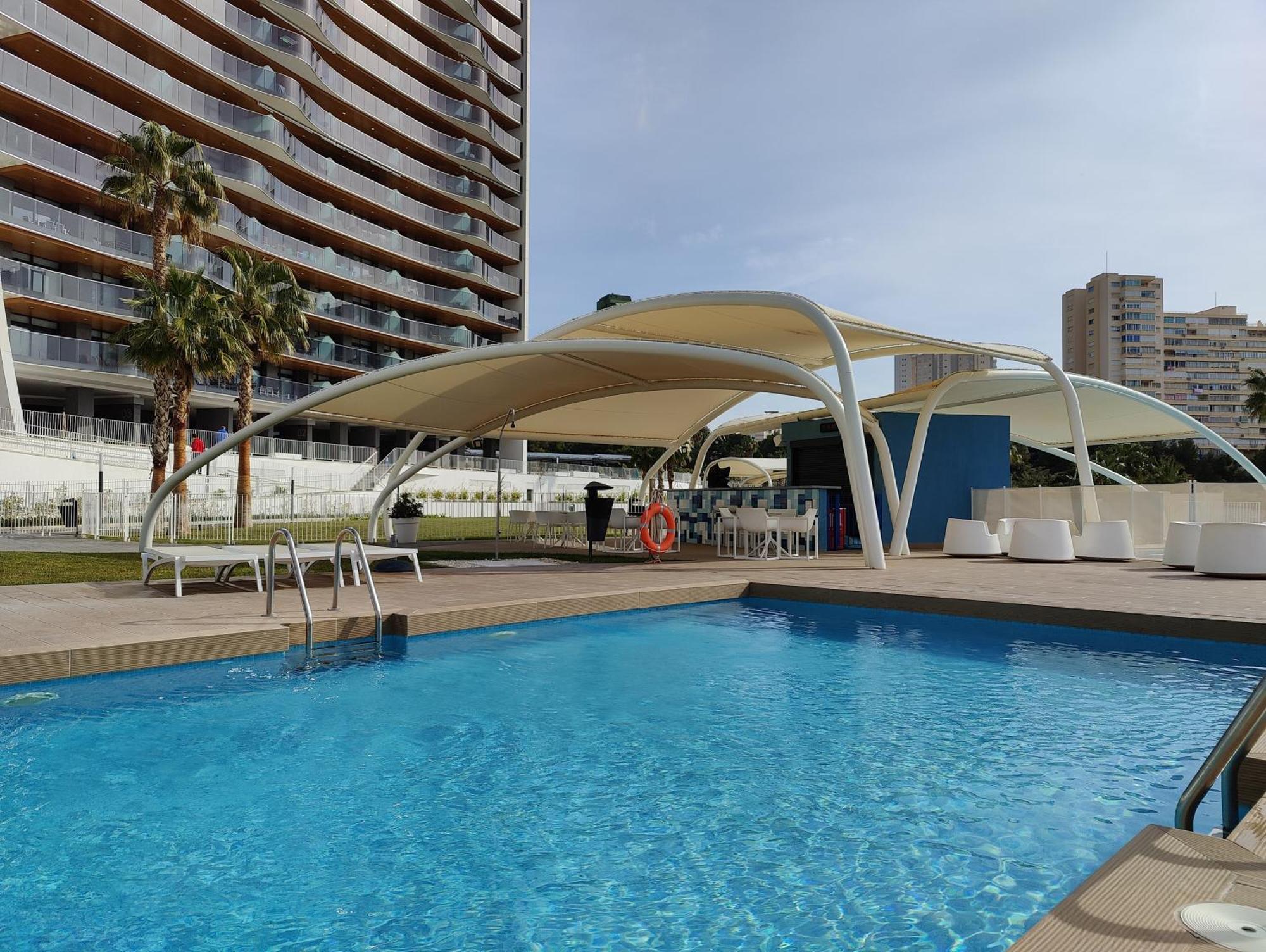 Sunset Waves Relax Apartment بينايدورم المظهر الخارجي الصورة