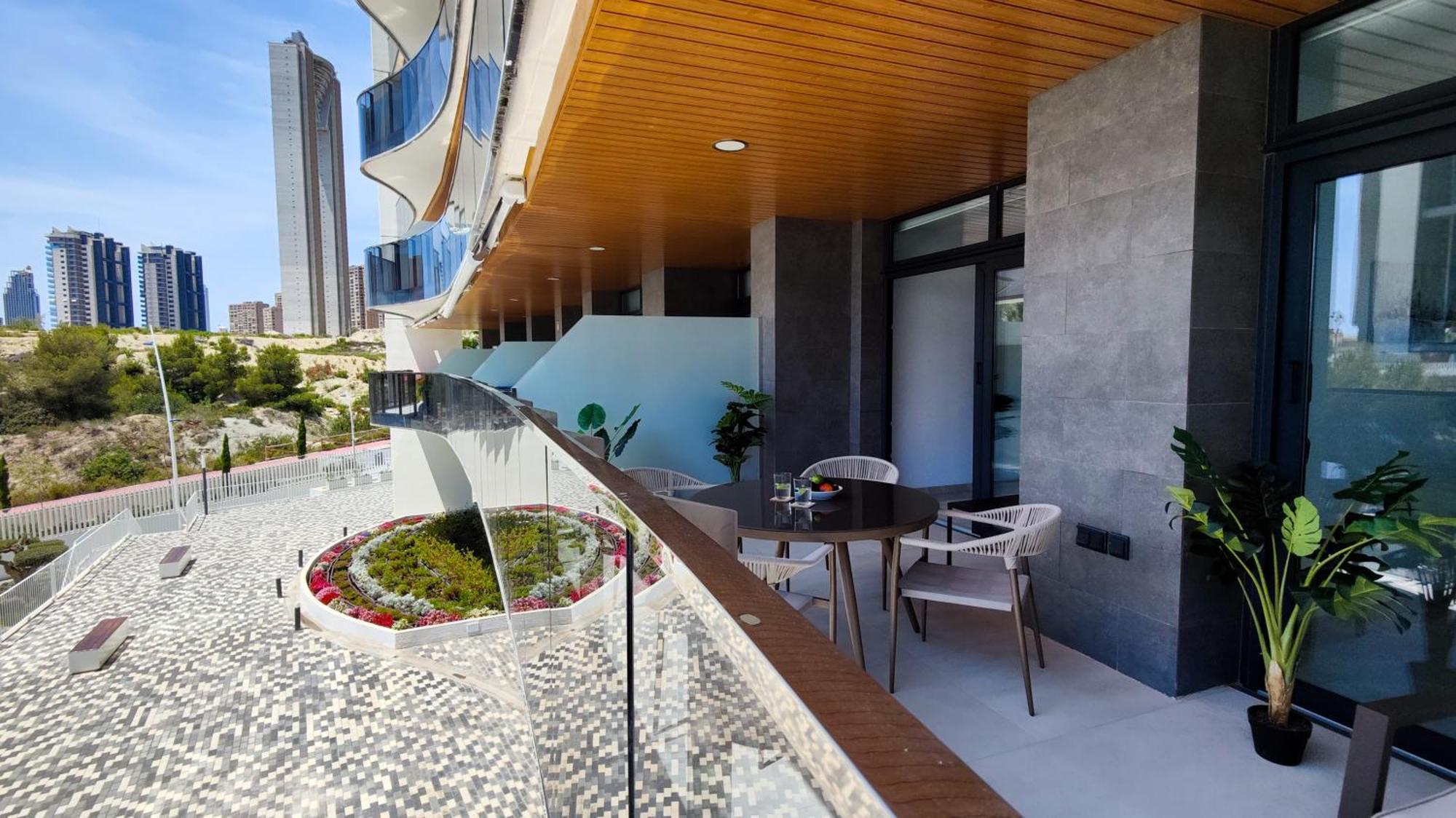 Sunset Waves Relax Apartment بينايدورم المظهر الخارجي الصورة